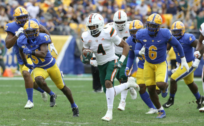 Jaylan Knighton Running Back Miami Hurricanes